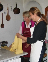making pasta
